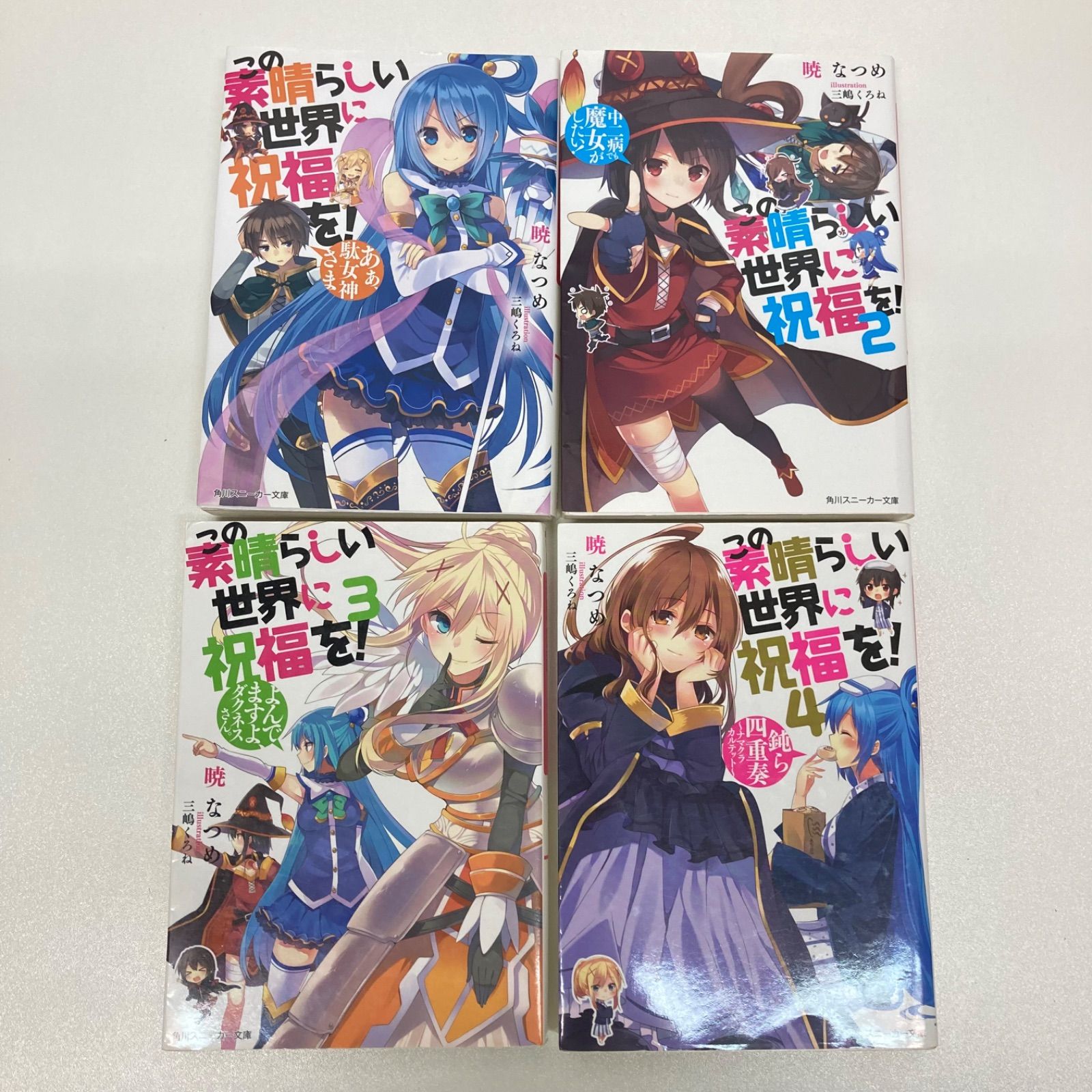 この素晴らしい世界に祝福を！ 小説 1～17巻セット 暁なつめ - メルカリ
