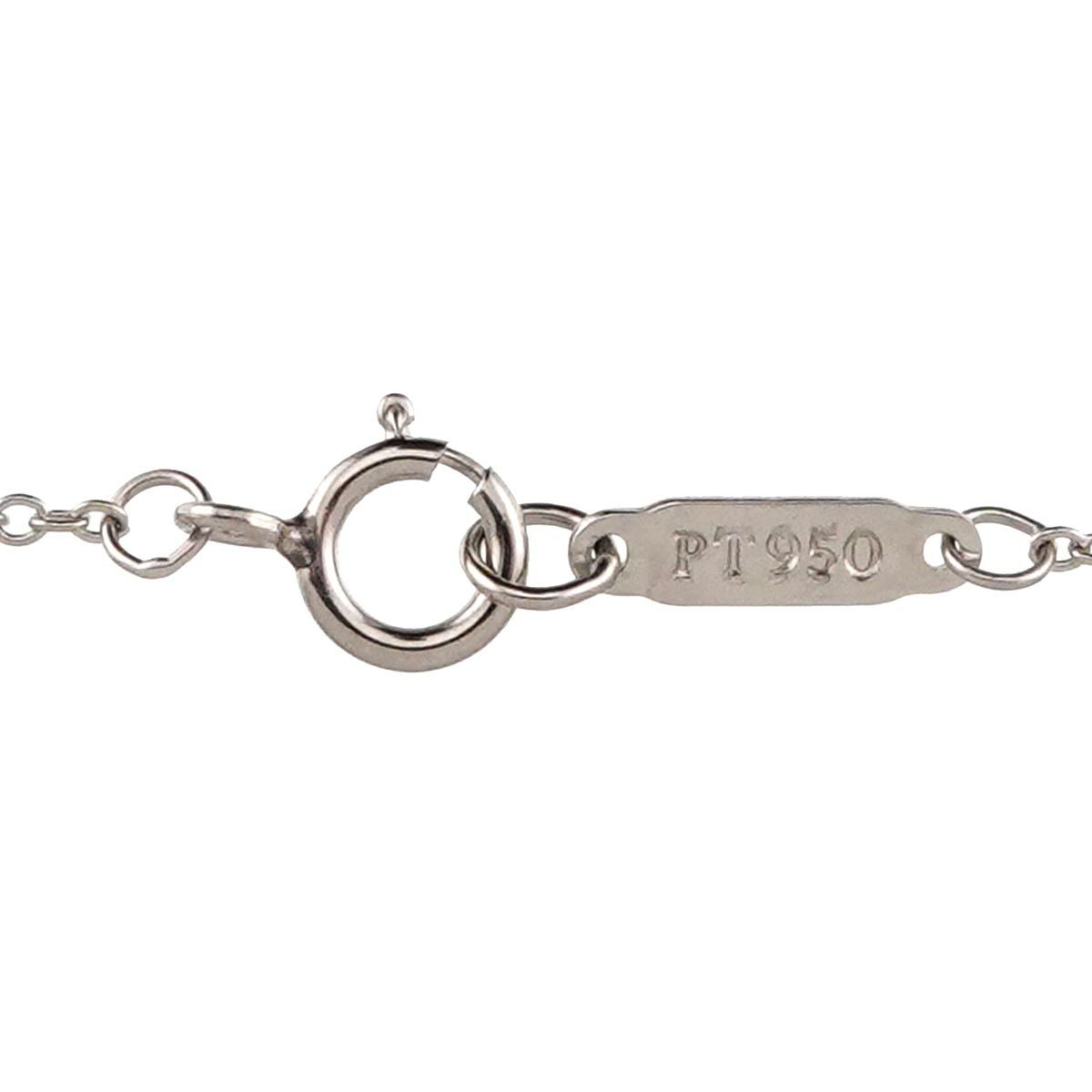 ティファニー TIFFANY&CO. ソリティア ダイヤ ネックレス 40cm Pt