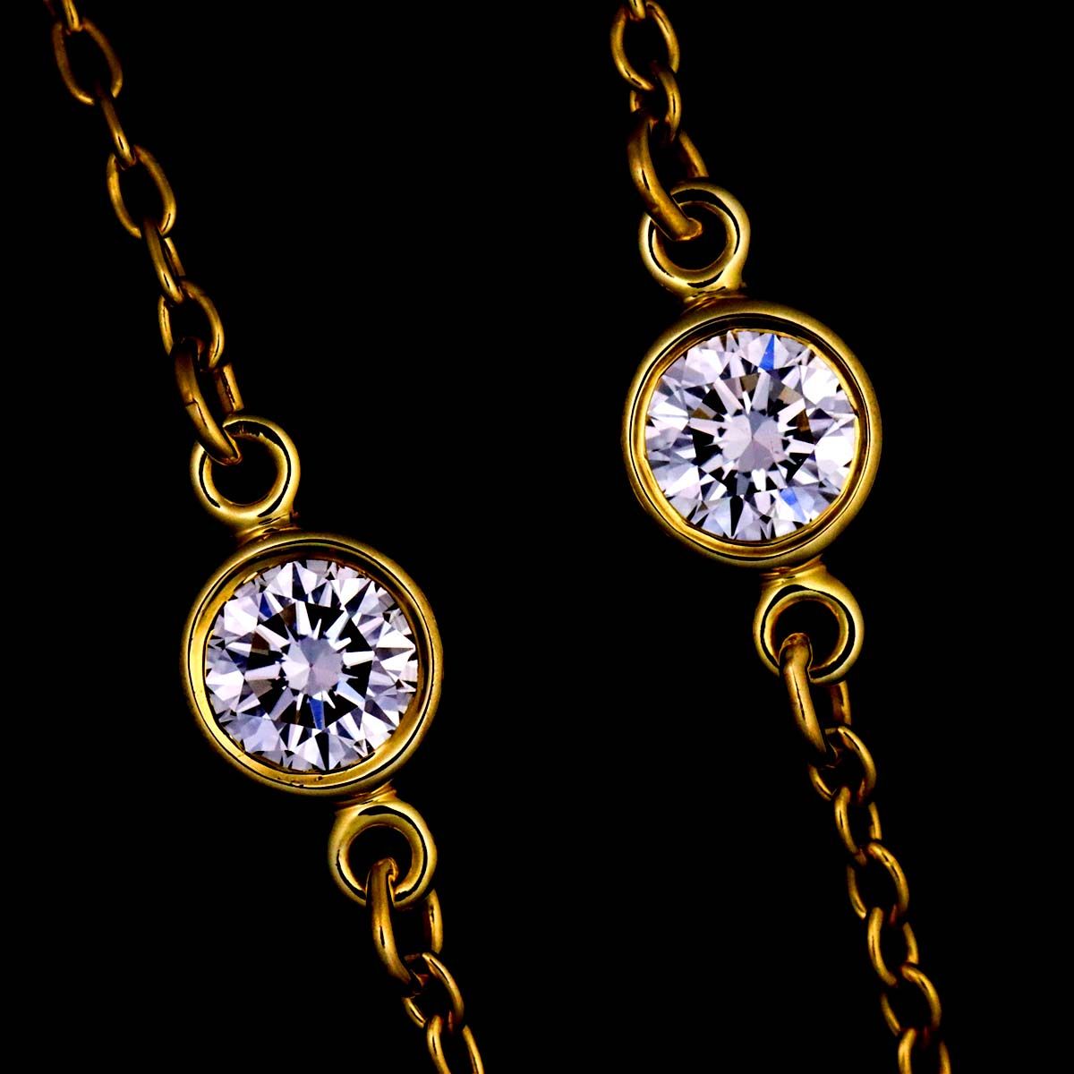 ティファニー TIFFANY&CO. バイザヤード ダイヤ 5P ネックレス 40cm