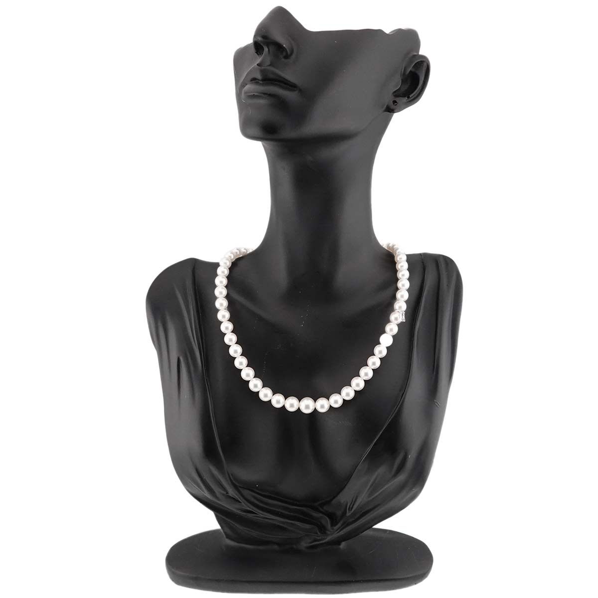 ミキモト MIKIMOTO アコヤ真珠 8.7-6.4mm ネックレス 36cm SV シルバー