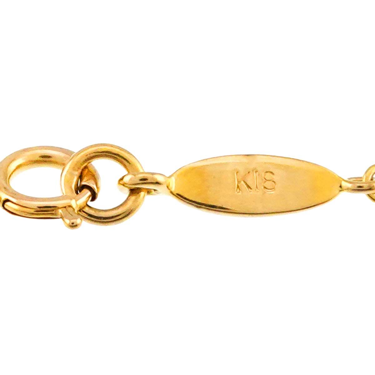 AHKAH　ハート　ネックレス　k18　K18　18金 アーカー AHKAH ハート ネックレス 40cm K18 YG イエローゴールド 750