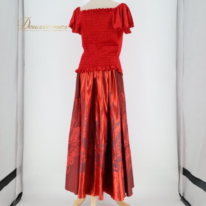 フラダンス衣装 ツーピース 上下セット セットアップ アロハ