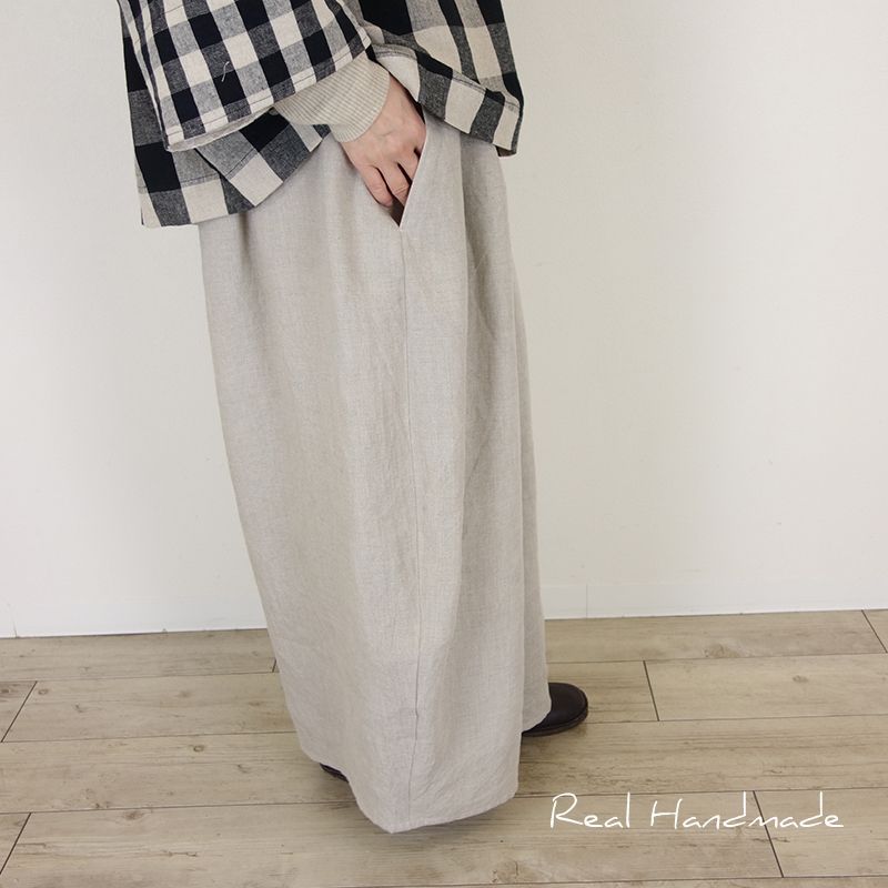 44%OFF】定価1.7万→9800円 ヨーロッパ産リネン100% 脇カーブバルーン