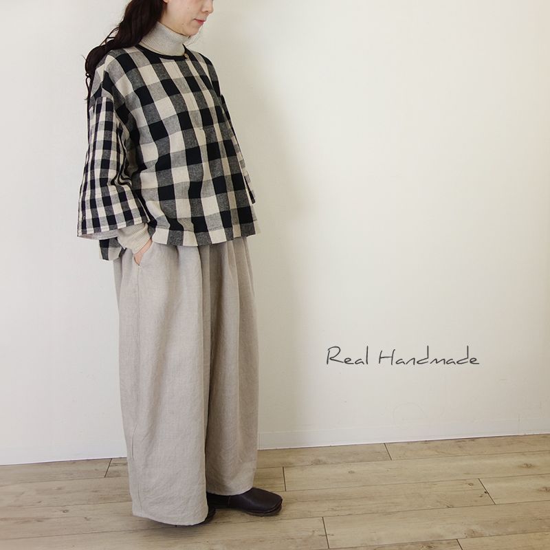 44%OFF】定価1.7万→9800円 ヨーロッパ産リネン100% 脇カーブバルーン