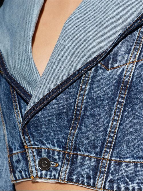 ALAÏA デニムフードジャケット 送料無料 - メルカリ