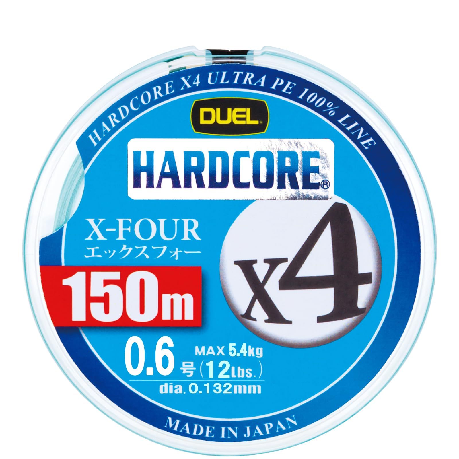 新品 DUEL ( デュエル ) PEライン 釣り糸 HARDCORE X4 【 ライン 釣り