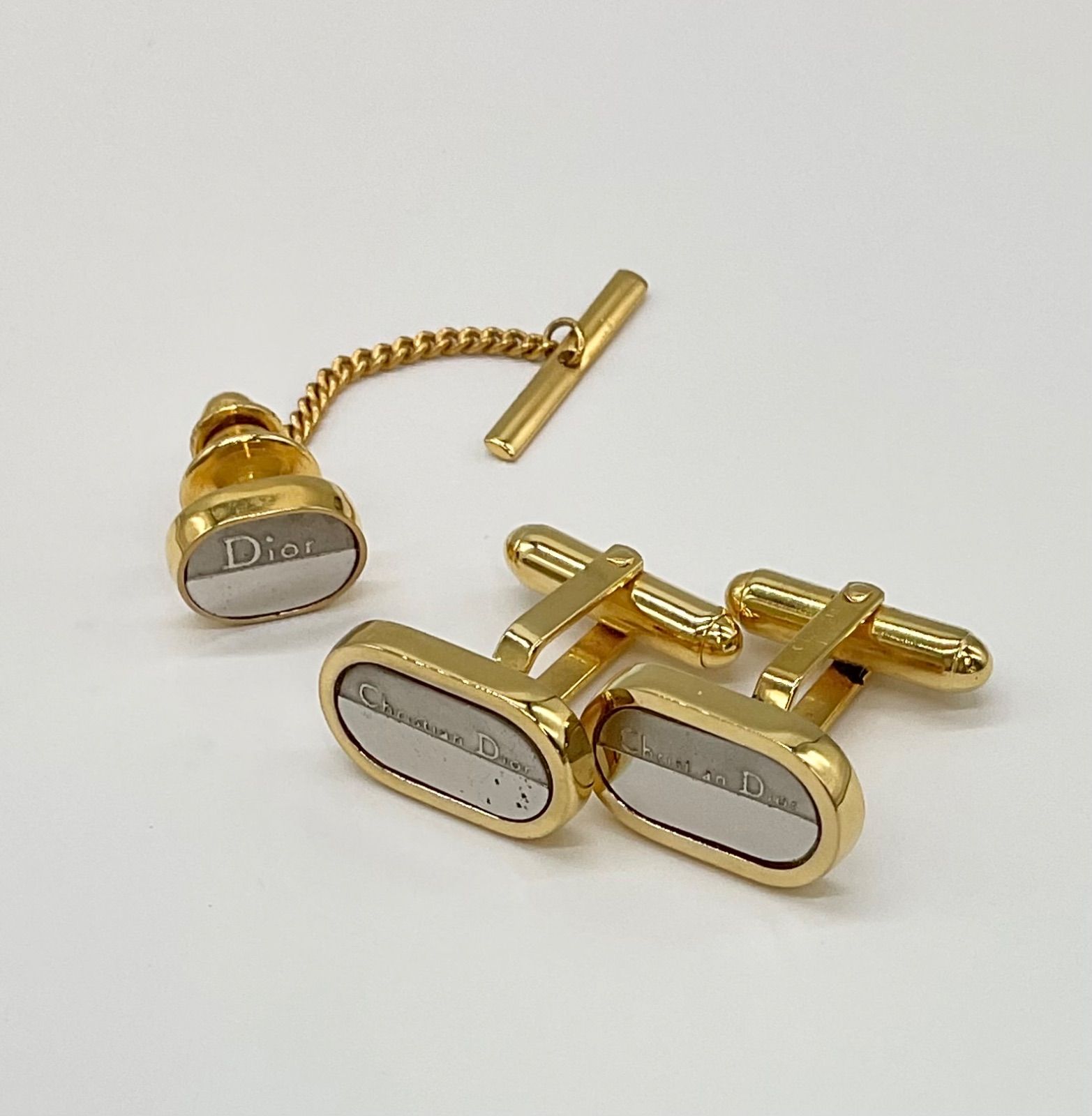 Dior ディオール カフス タイピン セット ヴィンテージ - メルカリ