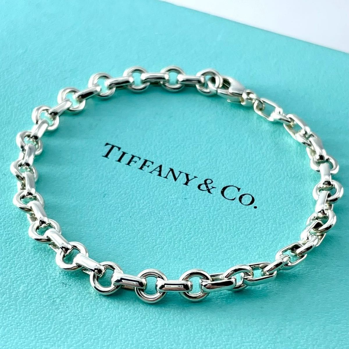 ティファニー オーバル ドーナツ リンク チェーン ブレスレット YM2fe