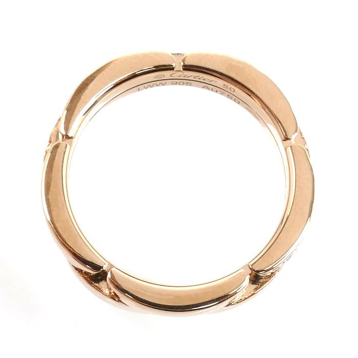 CARTIER カルティエ K18PG ピンクゴールド マイヨンパンテール ハーフ 