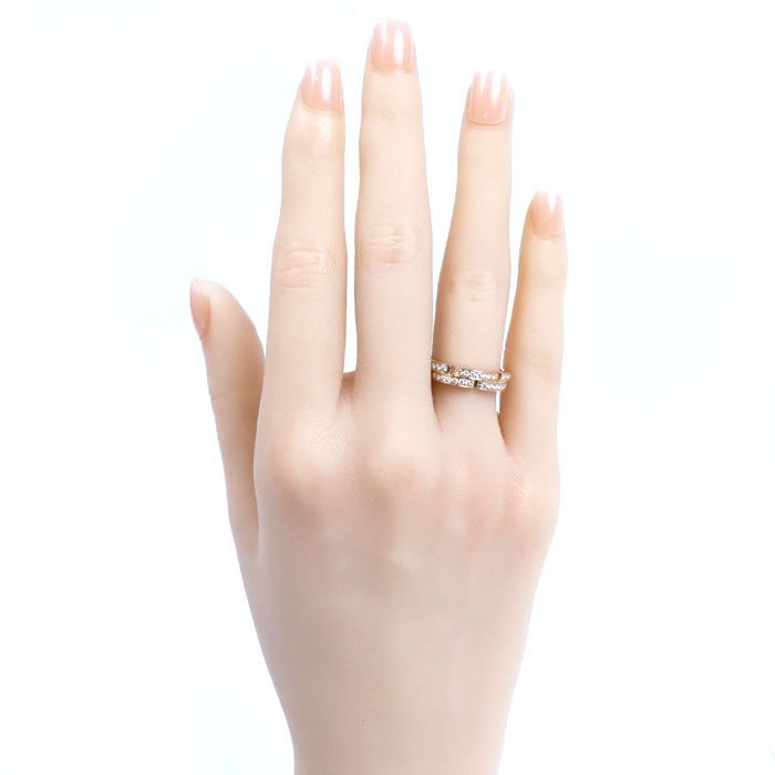 CARTIER カルティエ K18PG ピンクゴールド マイヨンパンテール ハーフ 