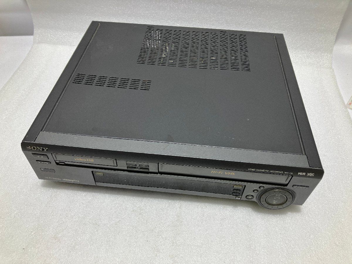 質Banana】通電品 SONY/ソニー ビデオカセットレコーダー WV-H4 レトロ