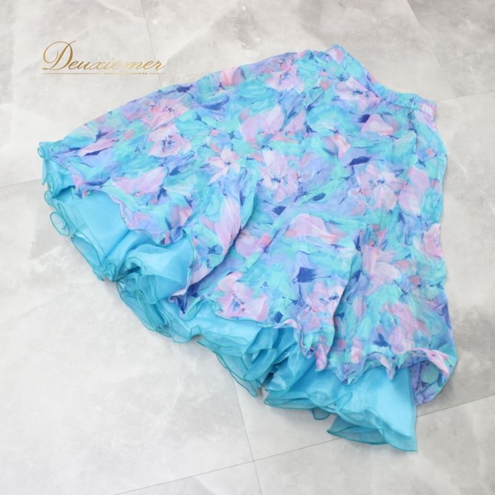 社交ダンス 衣装 スタンダード スカート レッスンウェア レディース