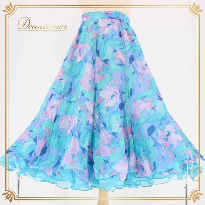 社交ダンス 衣装 スタンダード スカート レッスンウェア レディース