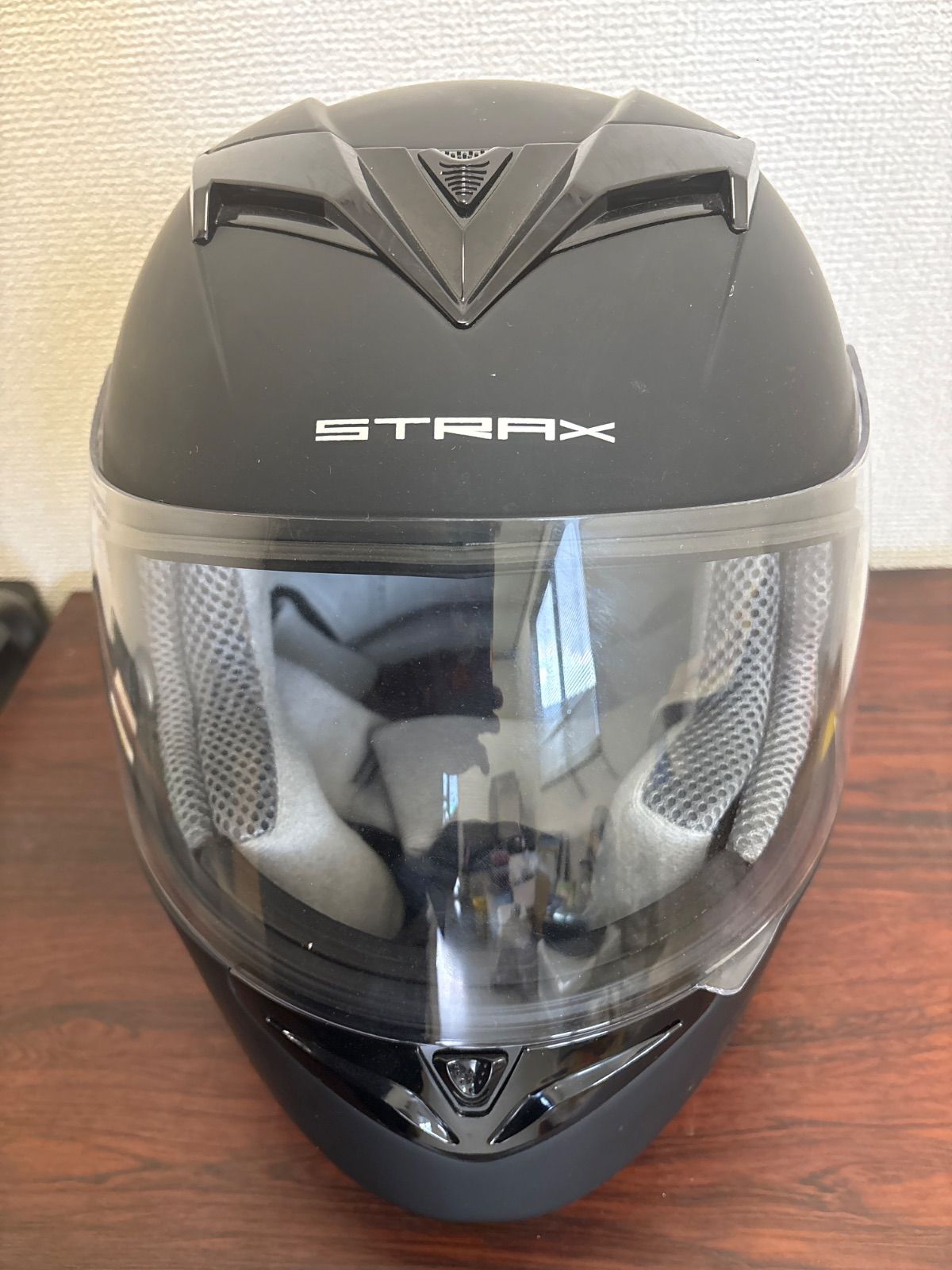 STRAX SF-12 フルフェイスヘルメット マットブラック ヘルメット 