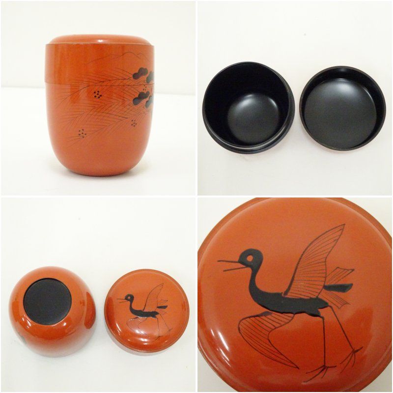 宗峰造 玄々斎好曙棗（共箱） 茶道 茶道具 おしゃれ 茶器 なつめ 茶入