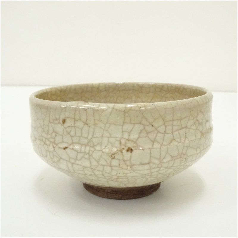 作家物 白釉貫入茶碗 茶道 抹茶 おしゃれ 抹茶茶碗 抹茶碗 和食器