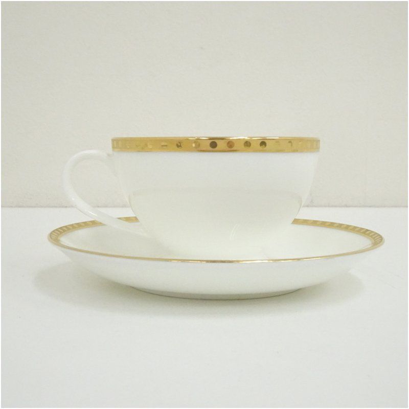 Tiffany & Co. ティファニー ゴールドバンド カップソーサーペア 食器