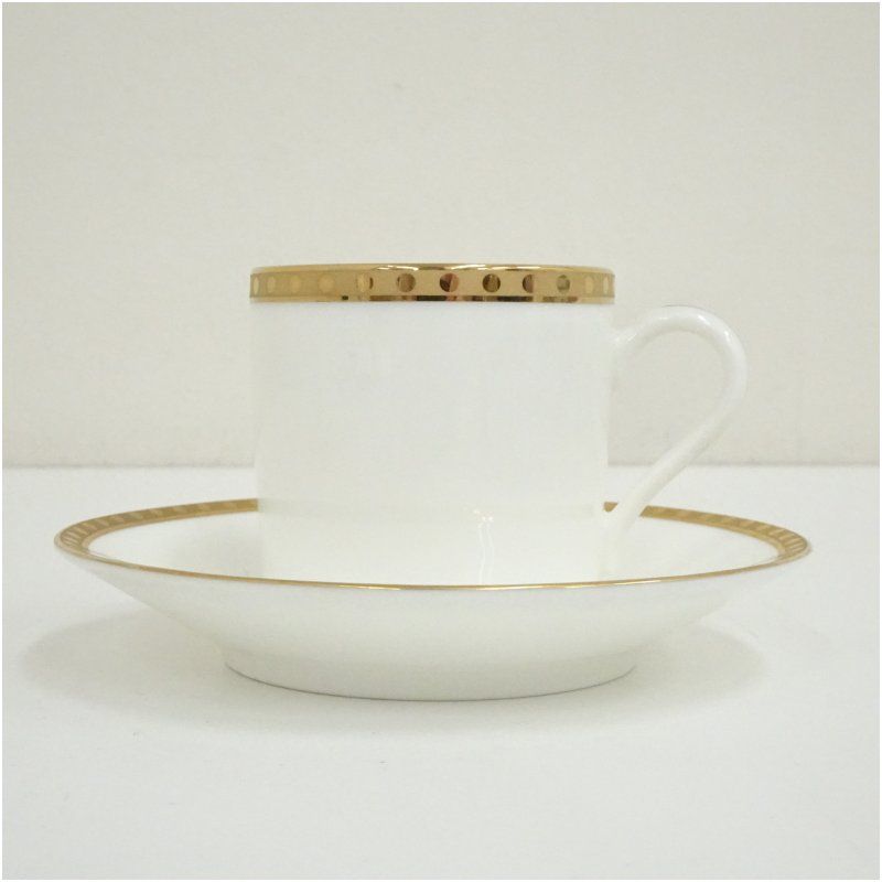 Tiffany & Co. ティファニー ゴールドバンド デミタスカップソーサー