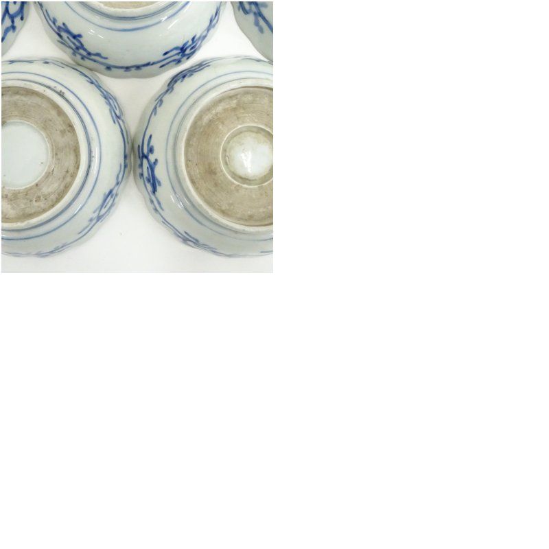 伊万里焼 染付みじん唐草なます皿5客 和食器 膾皿 おしゃれ かわいい