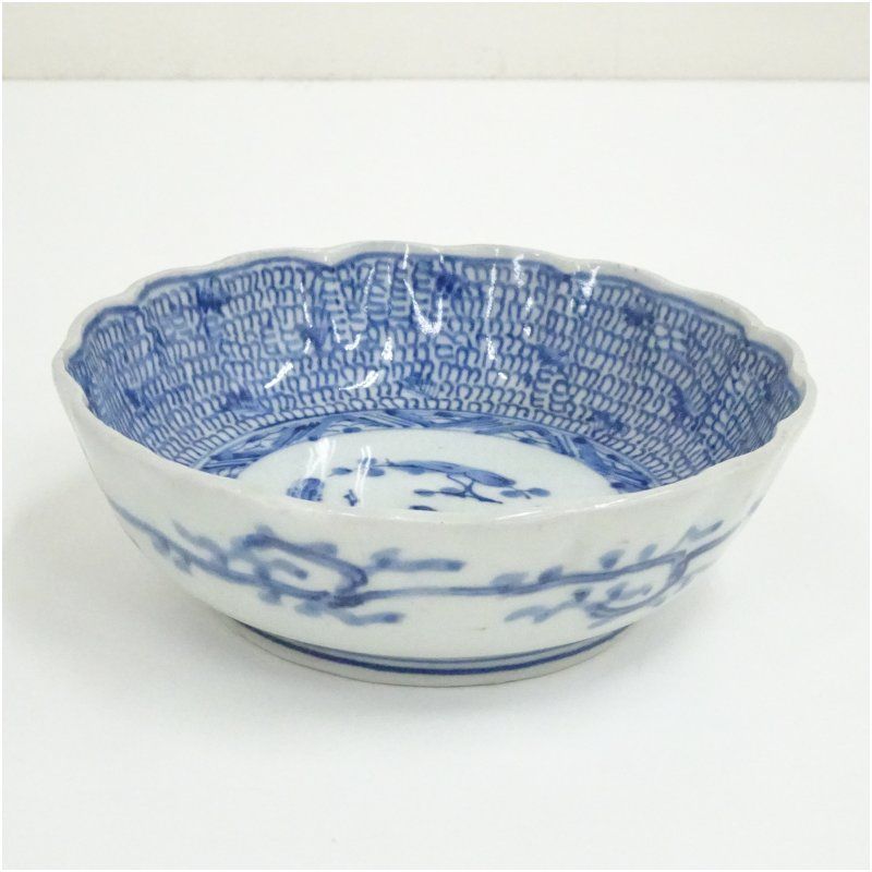 伊万里焼 染付みじん唐草なます皿5客 和食器 膾皿 おしゃれ かわいい