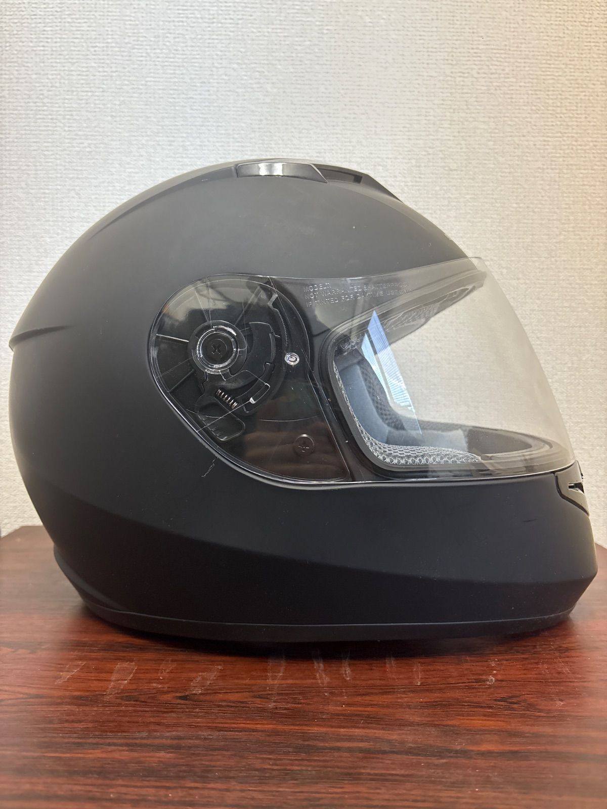 STRAX SF-12 フルフェイスヘルメット マットブラック ヘルメット