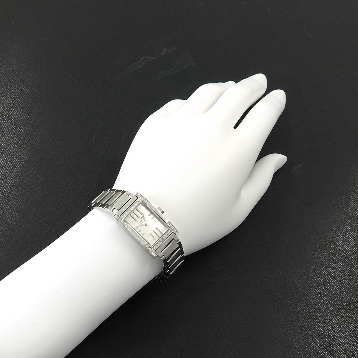 HERMES エルメス タンデム 腕時計 ダイヤベゼル TA1.230 ダイヤ ベゼル 