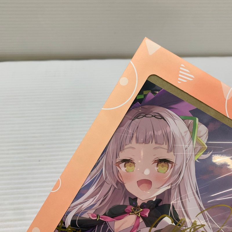 中古品】 ホロライブ 紫咲シオン 活動4周年記念 直筆サイン入りポスト