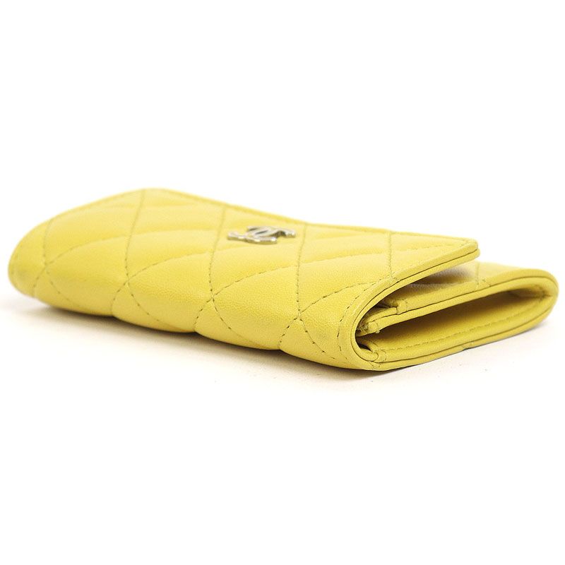 シャネル クラシック フラップ カードケース マトラッセ キルティング