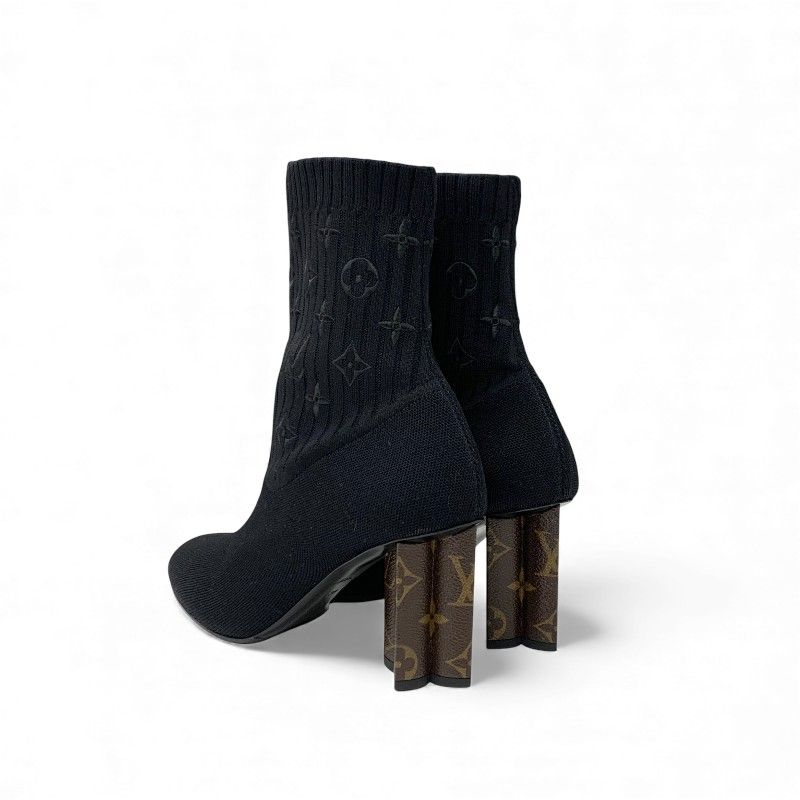 コ*タ様 louis vuitton モノグラム ブーツ ベルベット シルエット ルイヴィトン LOUIS VUITTON シルエットライン モノグラム ブーツ