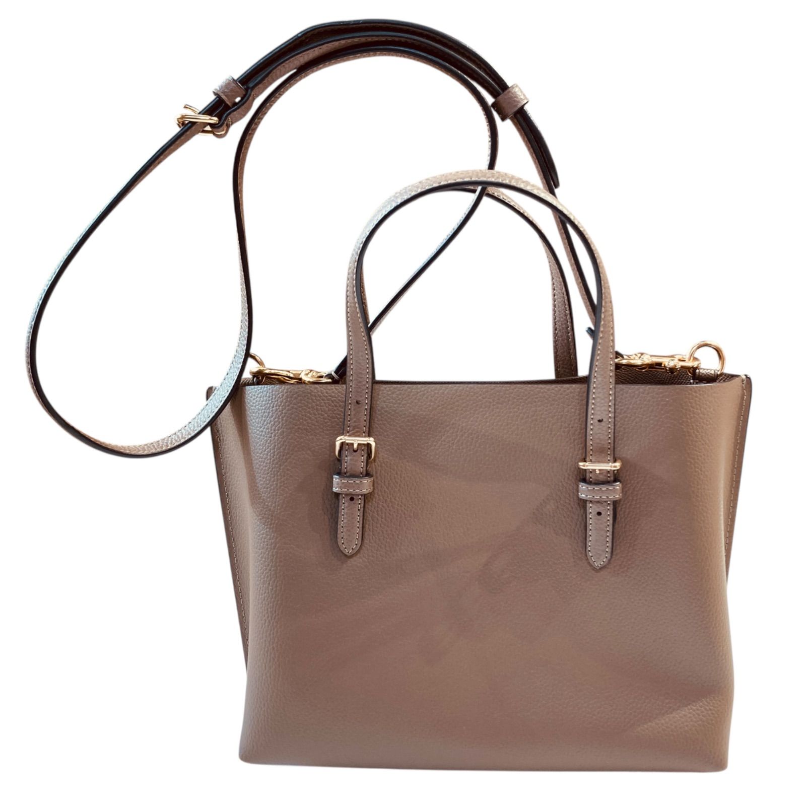 COACH コーチ モリー トートバッグ 25 2WAY ダークストーン CV966 