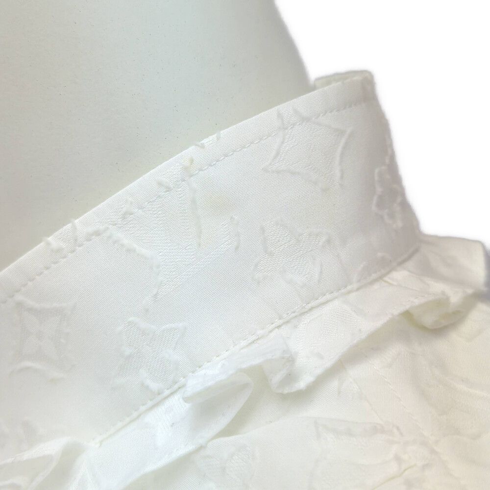 LOUIS VUITTON ルイヴィトン モノグラム柄 コットン 金具ボタン