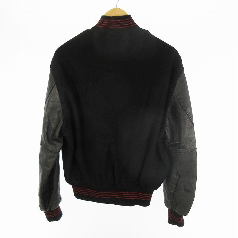 90s USA製 HOLLOWAY ホロウェイ L スタジャン ブルゾン ジャケット