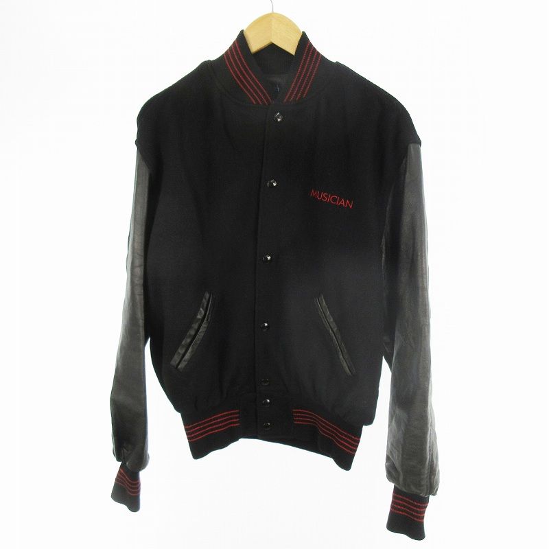 90s USA製 HOLLOWAY ホロウェイ L スタジャン ブルゾン ジャケット