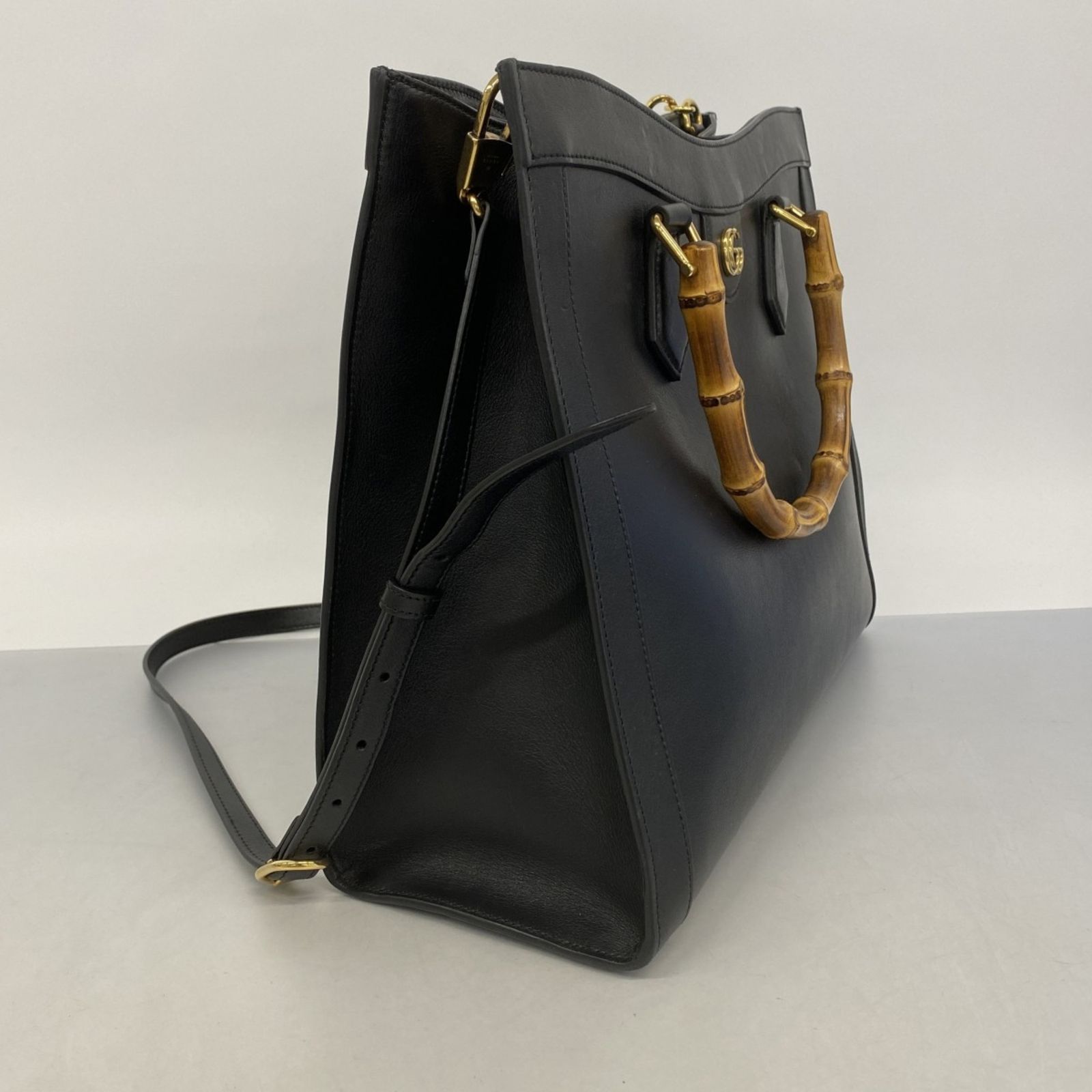 グッチ(Gucci) グッチ ハンドバッグ バンブー ダイアナ 655658 レザー