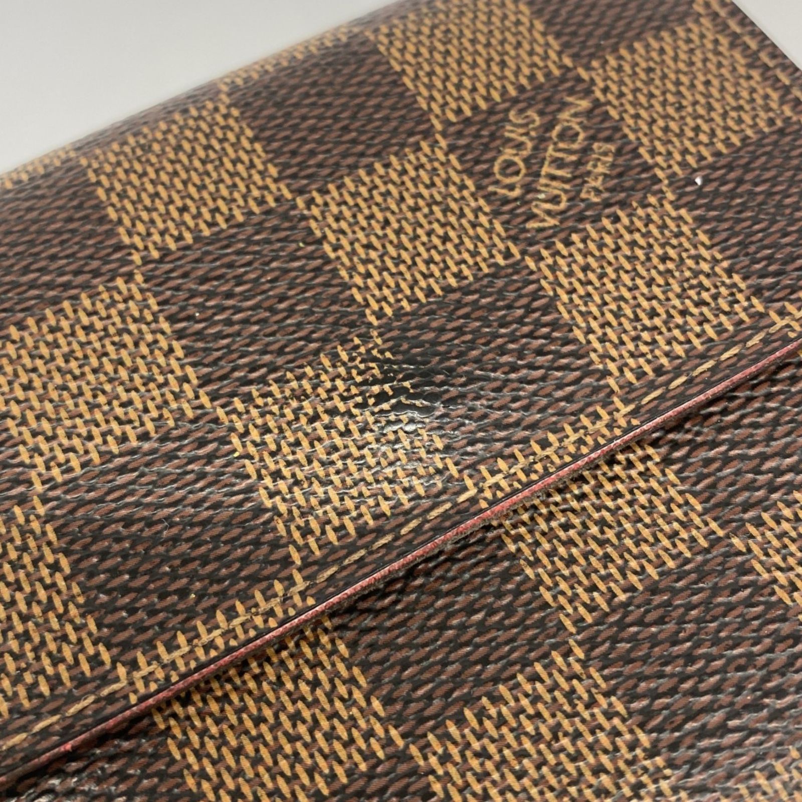 ルイ・ヴィトン(Louis Vuitton) ルイ・ヴィトン 三つ折り財布 ダミエ