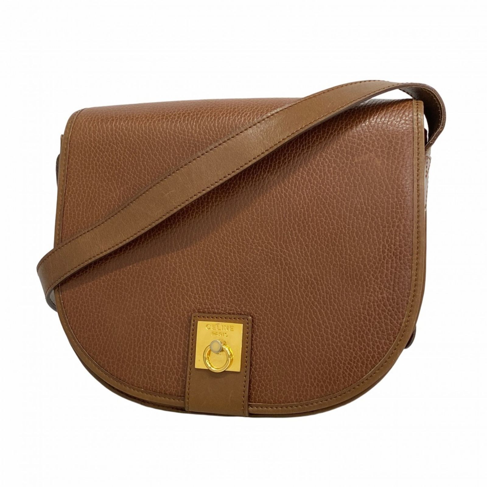 セリーヌ(Celine) セリーヌ ショルダーバッグ レザー ブラウン