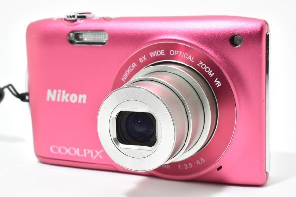 ☆良品☆ ニコン Nikon COOLPIX S3300 クールピクス ストロベリー