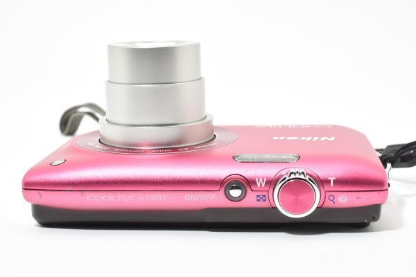 ☆良品☆ ニコン Nikon COOLPIX S3300 クールピクス ストロベリー
