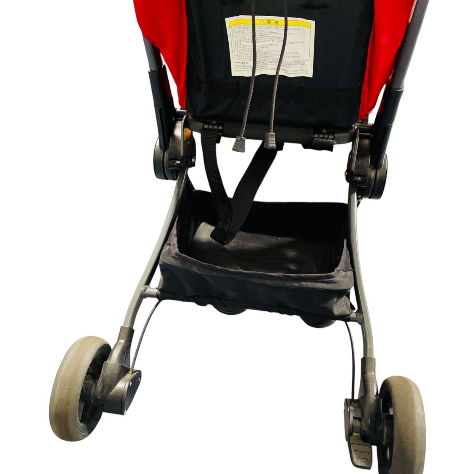 Aprica ナノスマート プラス コンパクト 折りたたみ ベビーカー レッド