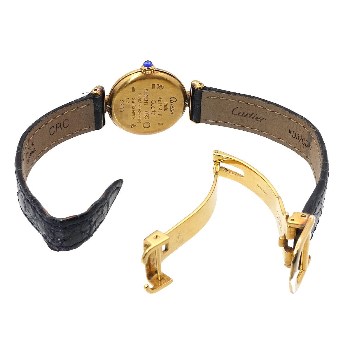 カルティエ Cartier マストコリゼ ヴェルメイユSM トリニティ W1006654