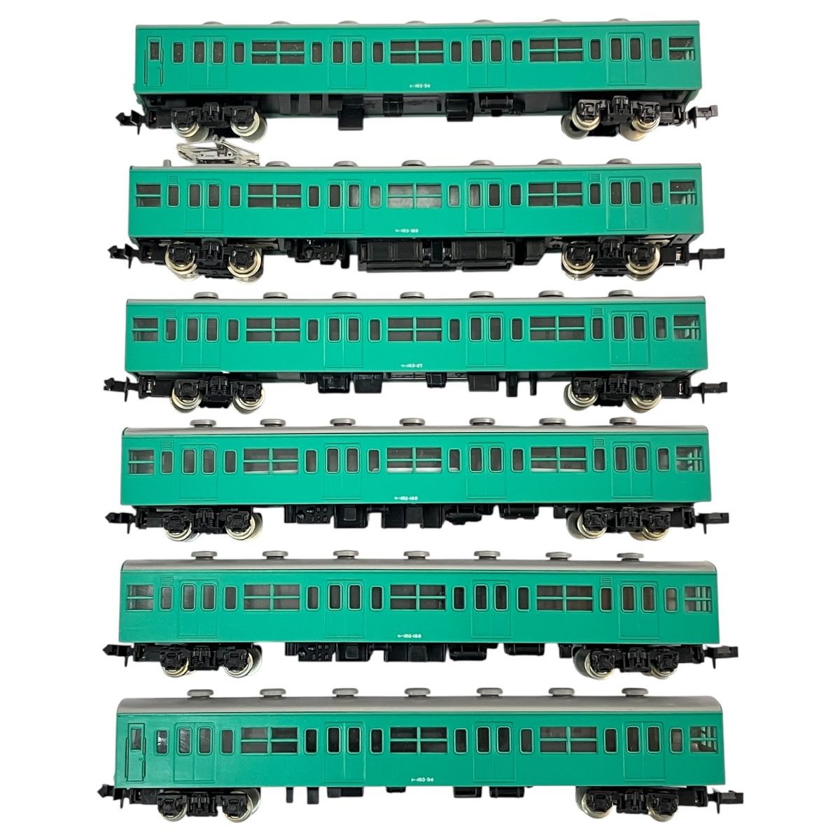 KATO 103系 通勤電車 エメラルドグリーン色 6両セット 旧製品 Nゲージ