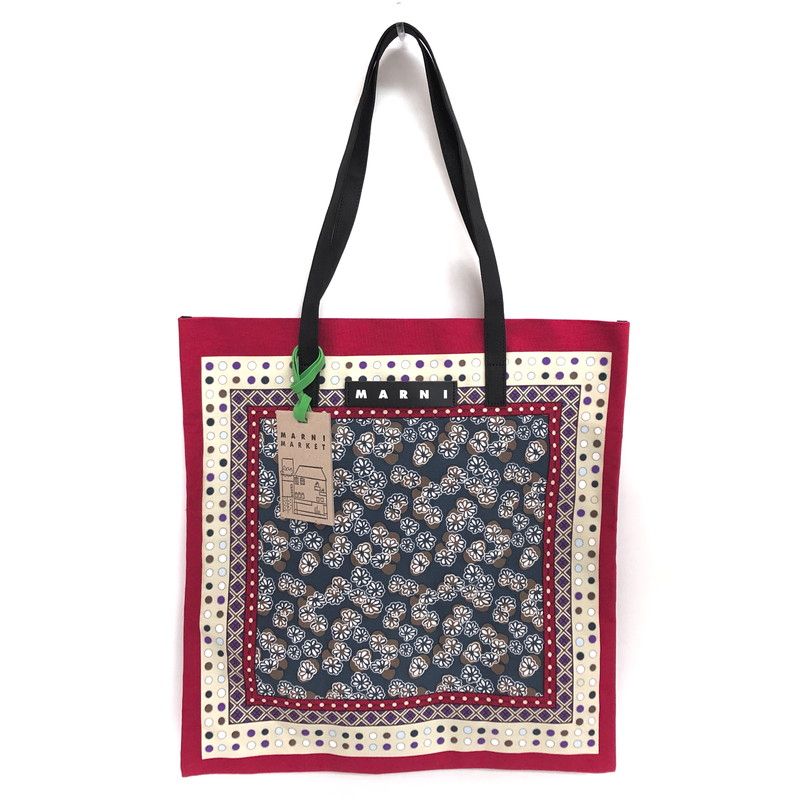 中古美品】MARNI マルニ BANDANA TOTE BAG SHMH0046A0T0000 バンダナ