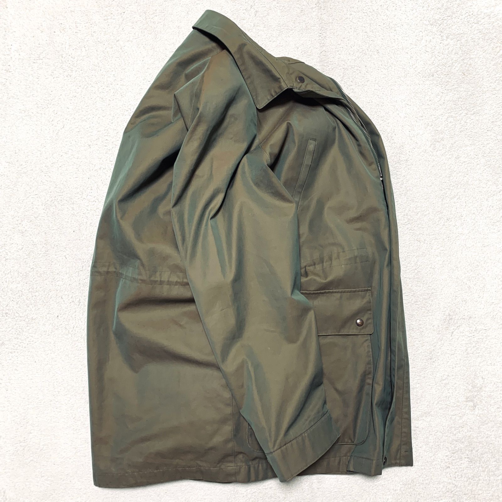 【希少】burberrys 80s 一枚袖　玉虫　カーキ　ハンティングジャケット BURBERRY 一枚袖 カバーオール ワークジャケット エンジニアジャケット