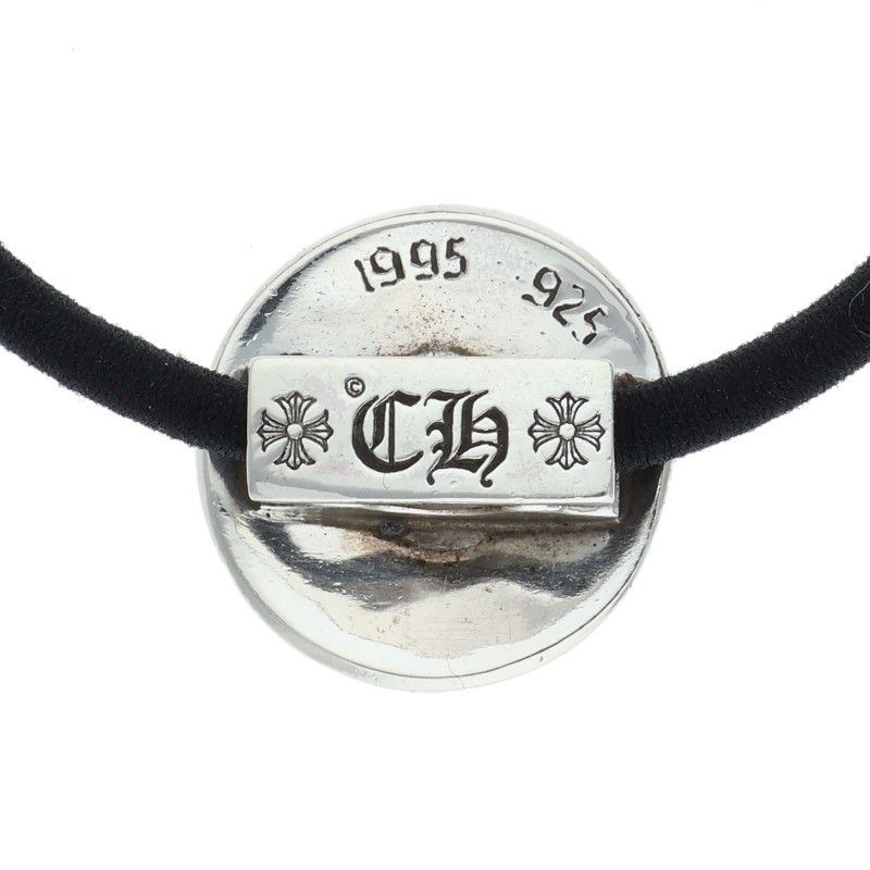 クロムハーツ HAIRBAND/クロスボールボタンヘアゴム シルバーコンチョ