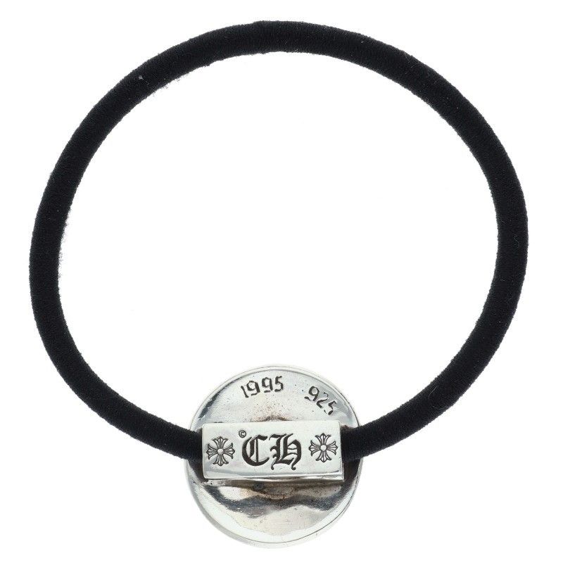 クロムハーツ HAIRBAND/クロスボールボタンヘアゴム シルバーコンチョ