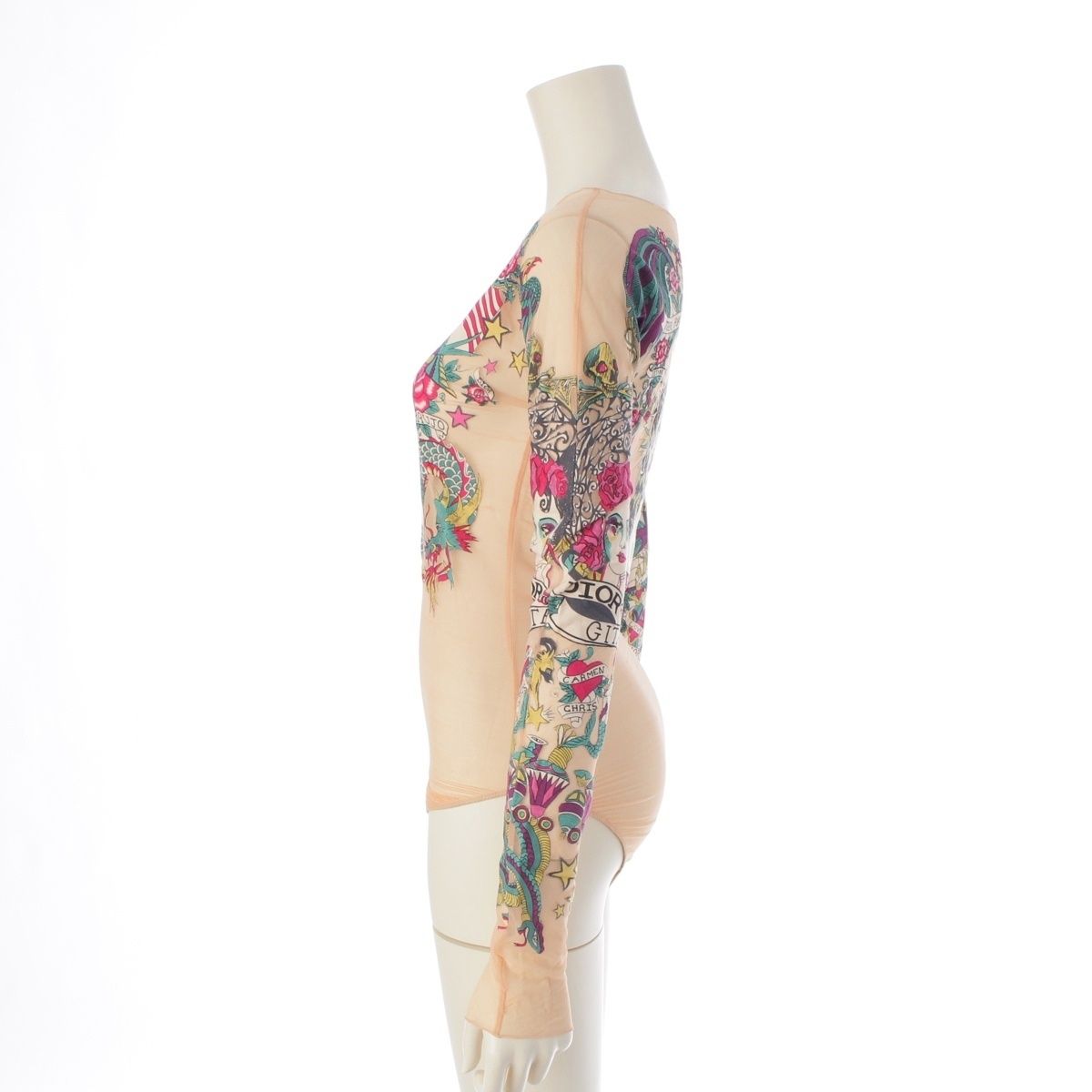 クリスチャンディオール 2004年 レーヨン ナイロン ガリアーノ 総柄