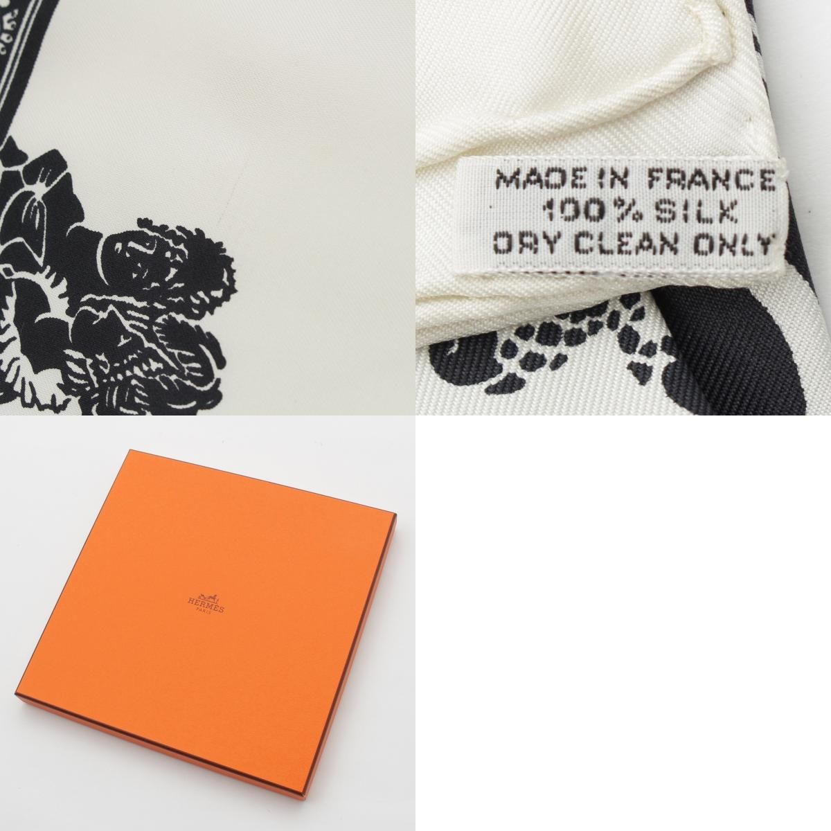 エルメス カレ90 EX-LIBRIS エクスリブリス シルク 馬車柄 スカーフ