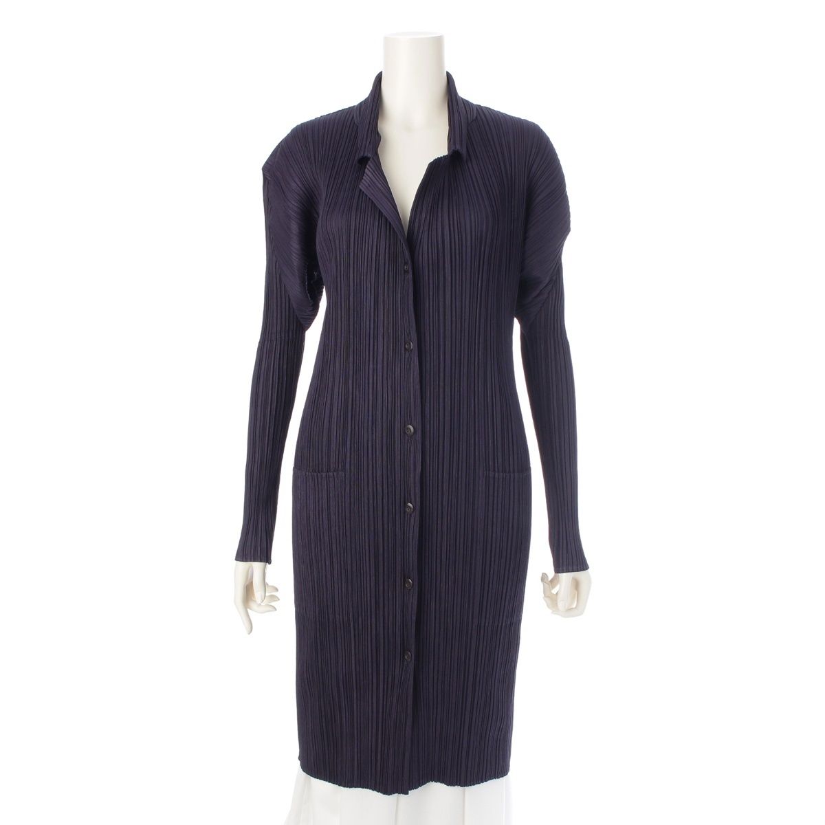 プリーツプリーズ イッセイミヤケ 99AW ロング ジャケット アウター