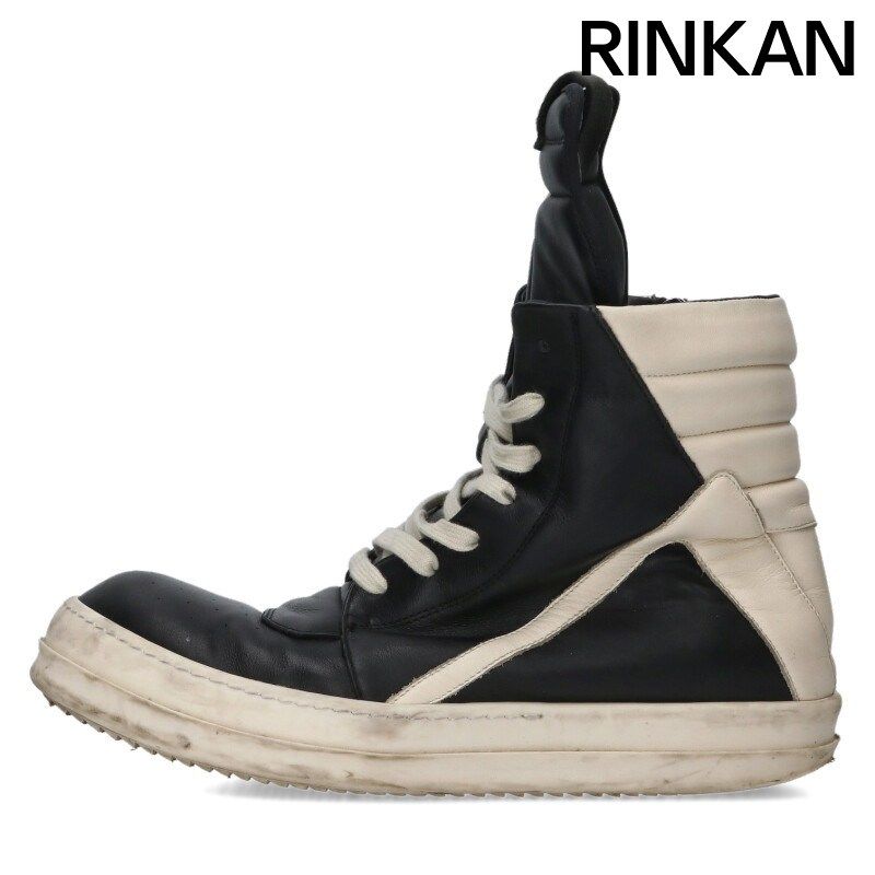 RICK OWENS リックオウエンス GEOBASKET ジオバスケット 43 リックオウエンス GEOBASKET ジオバスケットレザーハイカット