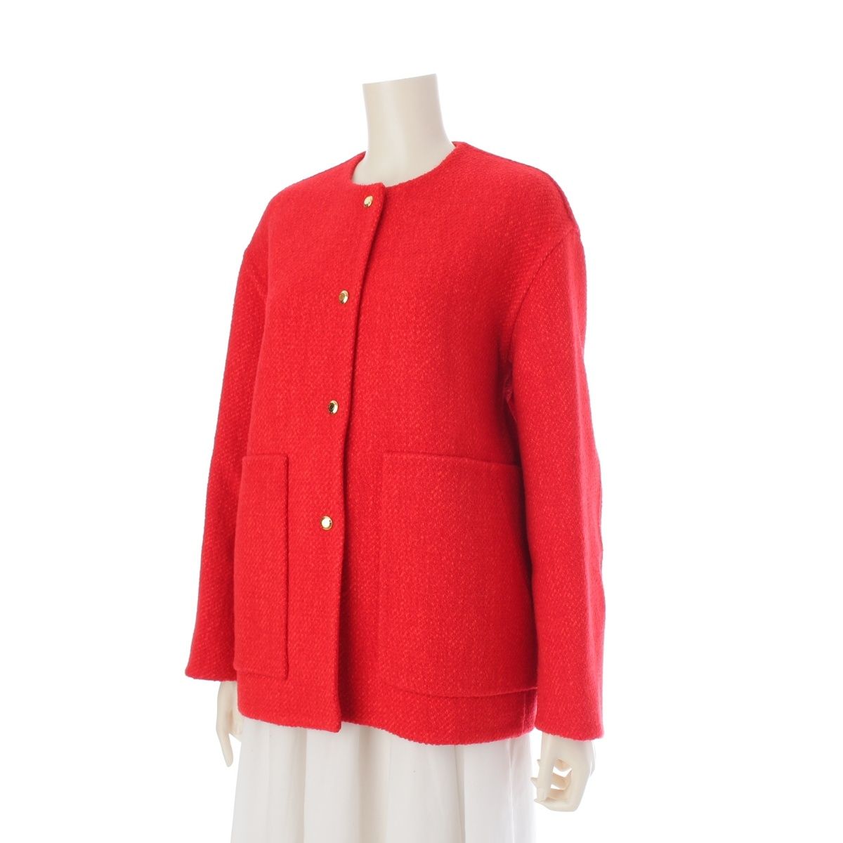 ドゥロワー 23AW WINTER2 ウール アクリル ナイロン ツイードケヌキ